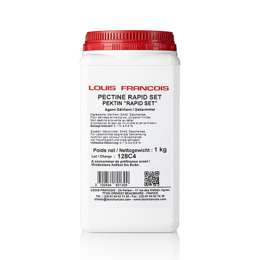 Louis Francois - Pektin - Pectine RS 150 - Rapid-Set, Geliermittel für Marmelade/ Konfitüre, 1 kg