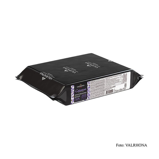 Valrhona Caraque, dunkle Couverture, Block, 56% Kakao, 3 kg