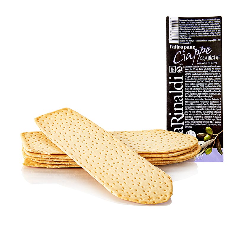Ciabattine mit Olivenöl - flache Brotteigfladen wie Grissini, 140 g