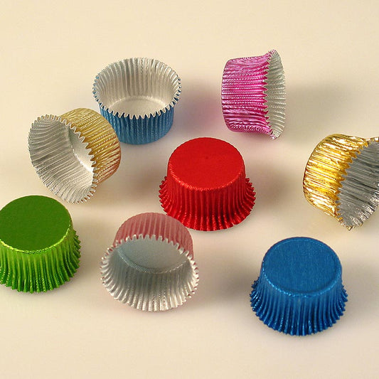 Alu-Kapseln, bunt, ø 24 mm, 16 mm hoch, 1.000 St