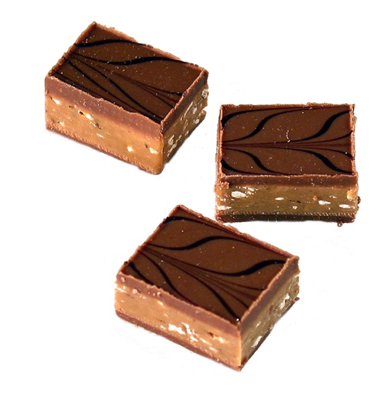Valrhona Pralinen "Rinette Lait", Nougat & knusprige Mandeln in Vollmilch, 2 kg