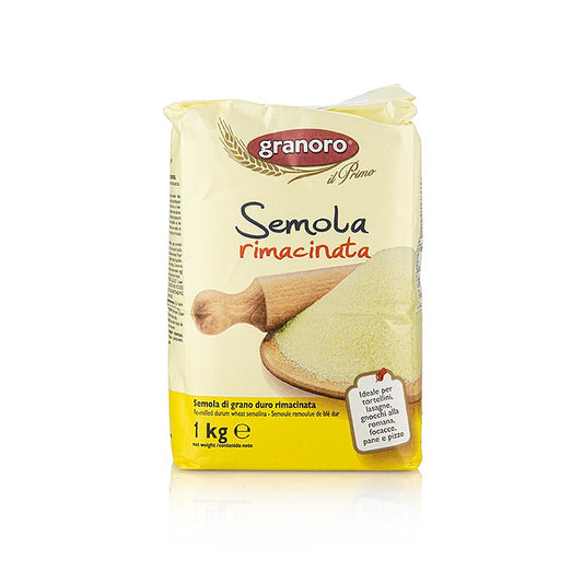 Hartweizengriess, Semola rimacinata, Granoro, 1 kg