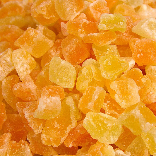 Cantaloupe Melone, gewürfelt, ungeschwefelt, gezuckert, 1 kg