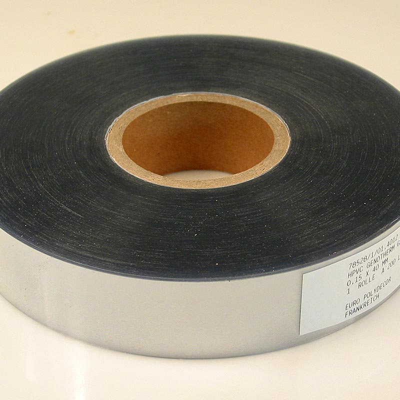 Kuchenrand-Folie, 4 cm hoch, Rolle, sehr feste Qualität, 150µ, 200 m