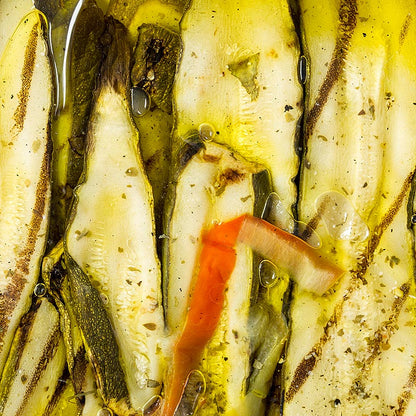 Viveri - Eingelegte Zucchini, gegrillt, in Sonnenblumenöl, 1 kg