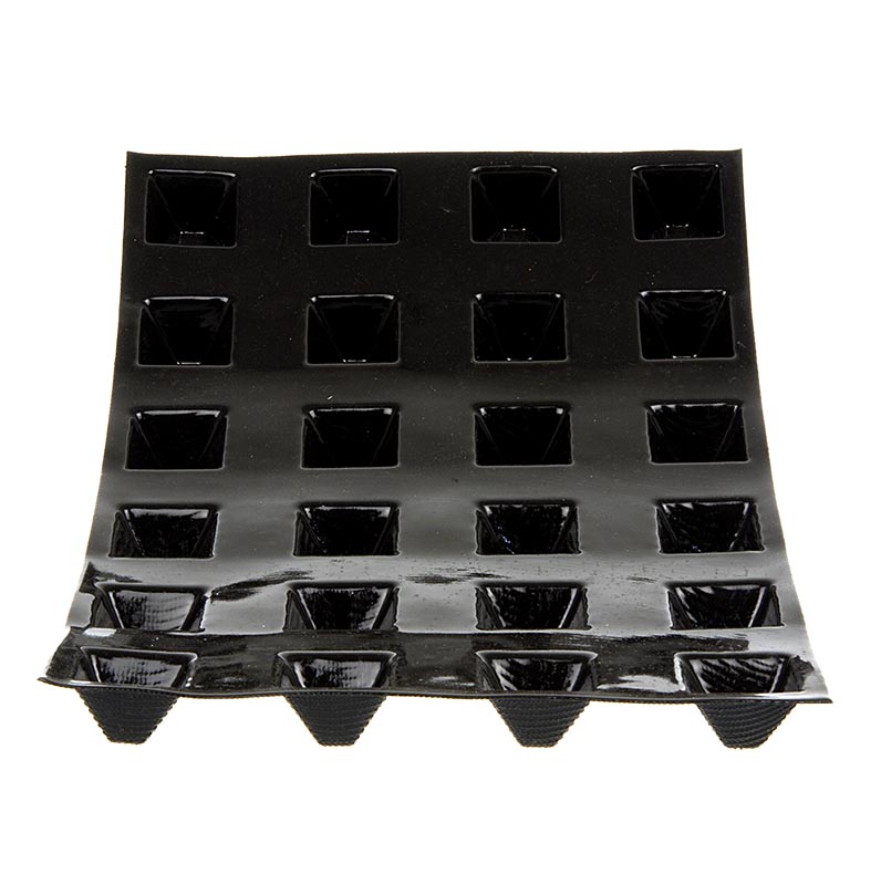 Flexipan Matte 40x30cm, 24 Mini-Pyramiden, 35x35mm, 23mm tief, 15ml, No. 2562, 1