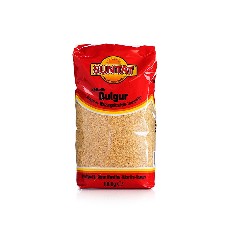 Bulgur, hell - geschälte & gedämpfte Weizengrütze, fein, 1 kg