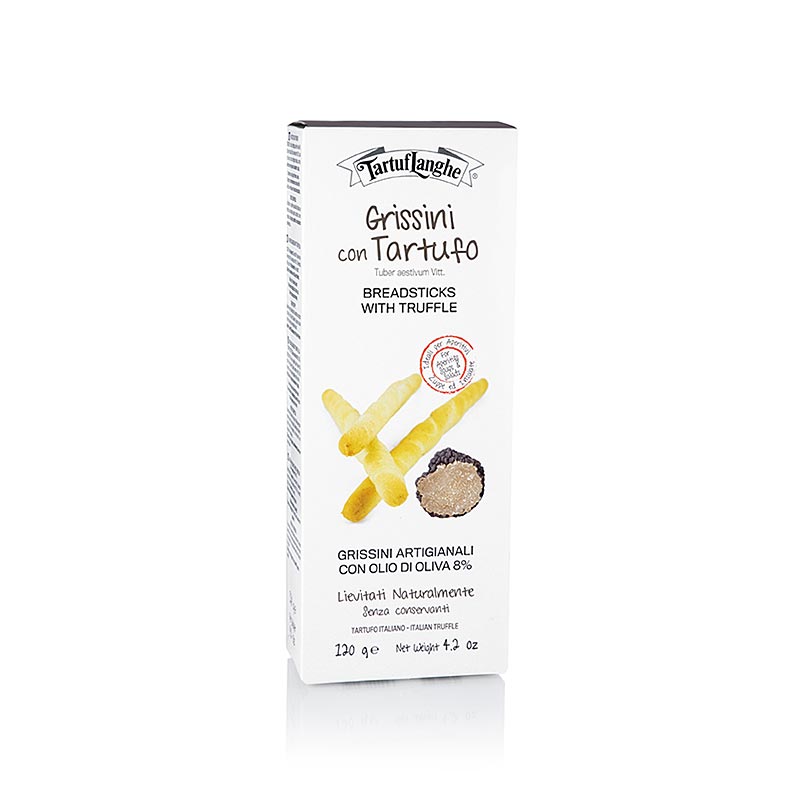 Tartuflanghe Grissini con Tartufo, mit schwarzen Sommertrüffeln und Olivenöl 120 g
