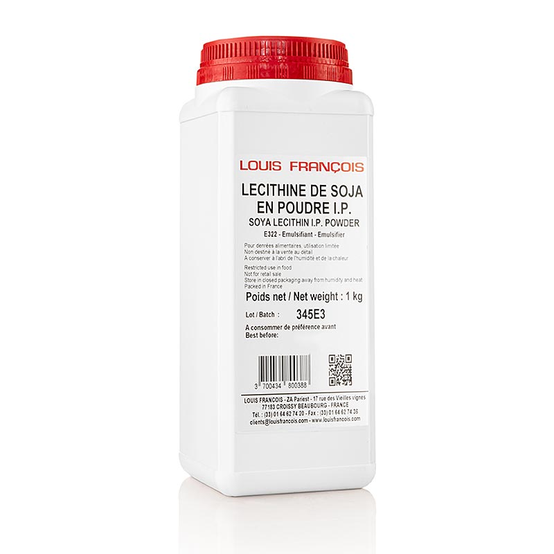 Louis Francois - Sojalecithin - Emulgator, in Pulverform, E322, 1 kg