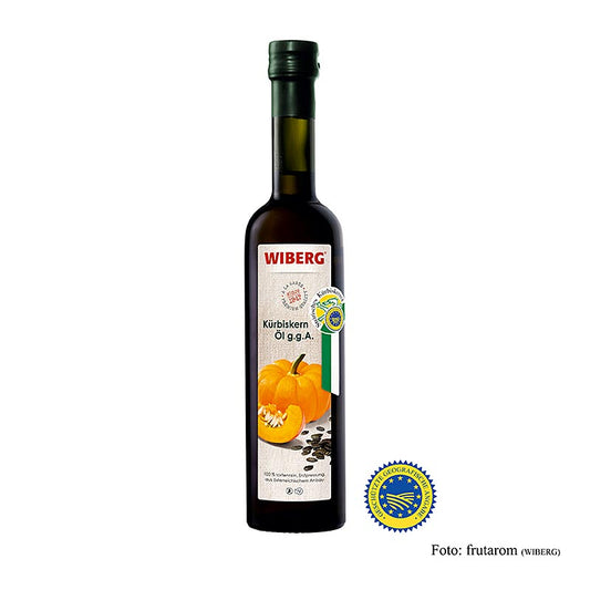 Wiberg Steirisches Kürbiskernöl, g.g.A., 100 % sortenrein, 500 ml