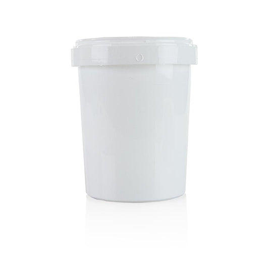 Kunststoffdose/-becher ohne Deckel, weiss, ø 11 cm, 13,5 cm hoch, 1 Liter, 1 St
