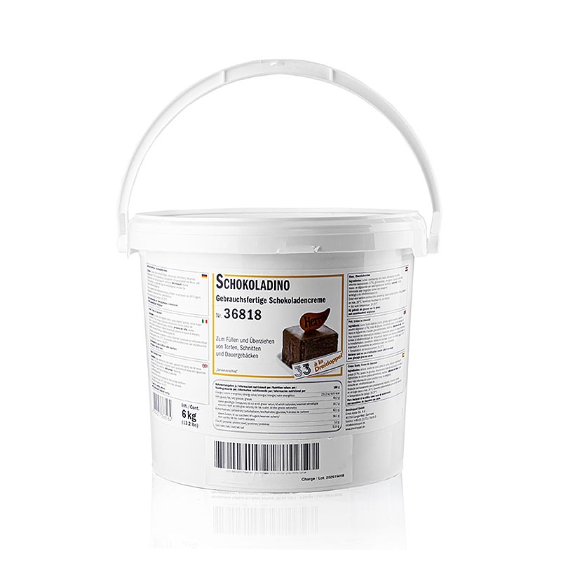 Fettglasur "Schokoladino", Dreidoppel, 6 kg