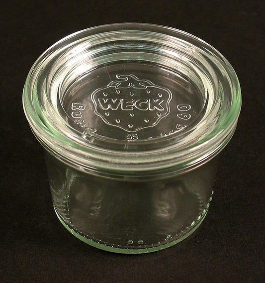 Mini-Sturzform, ø 60 mm, 45 mm hoch, 80 ml, ohne Klammern u. Gummiring, Weck, 1 St
