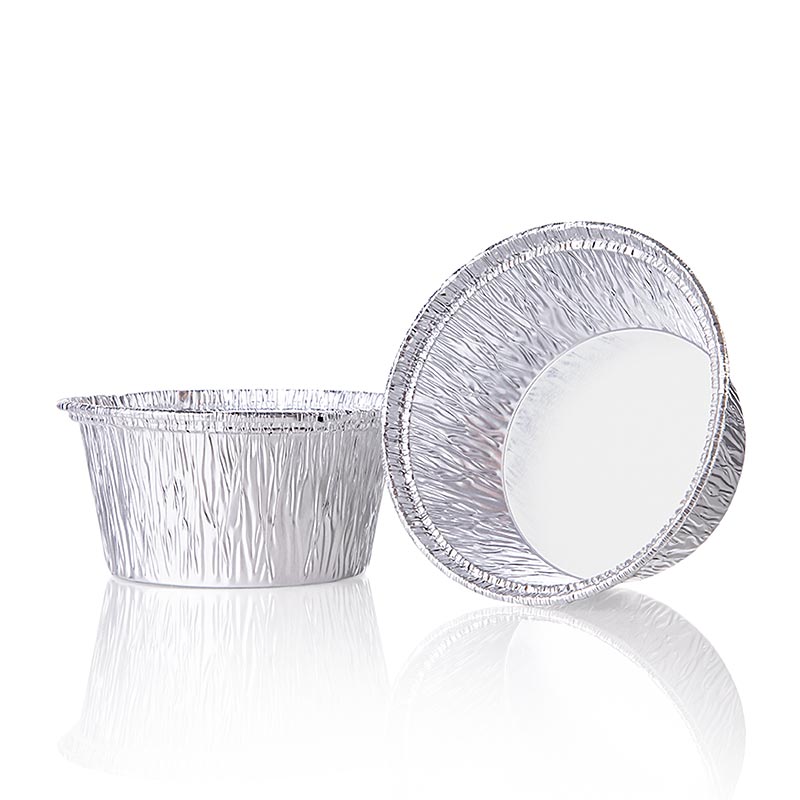 Novelis Deutschland - Einweg Aluschalen Take Away, ø 80mm, 34mm hoch (Alcan 46100/535336), 100 St