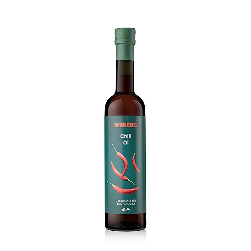 Wiberg Chiliöl, kaltgepresst, Natives Olivenöl Extra mit Chili Aroma, 500 ml