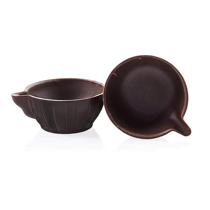 Dobla - Schokoform - Espresso-Tassen, klein, dunkle Schokolade, ø 50mm, 25mm hoch, 984 g