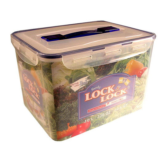 Frischebox Lock & Lock, 10,0 L, rechteckig 294x230x205 mm, mit Griff&Ablaufgitter, 1 St