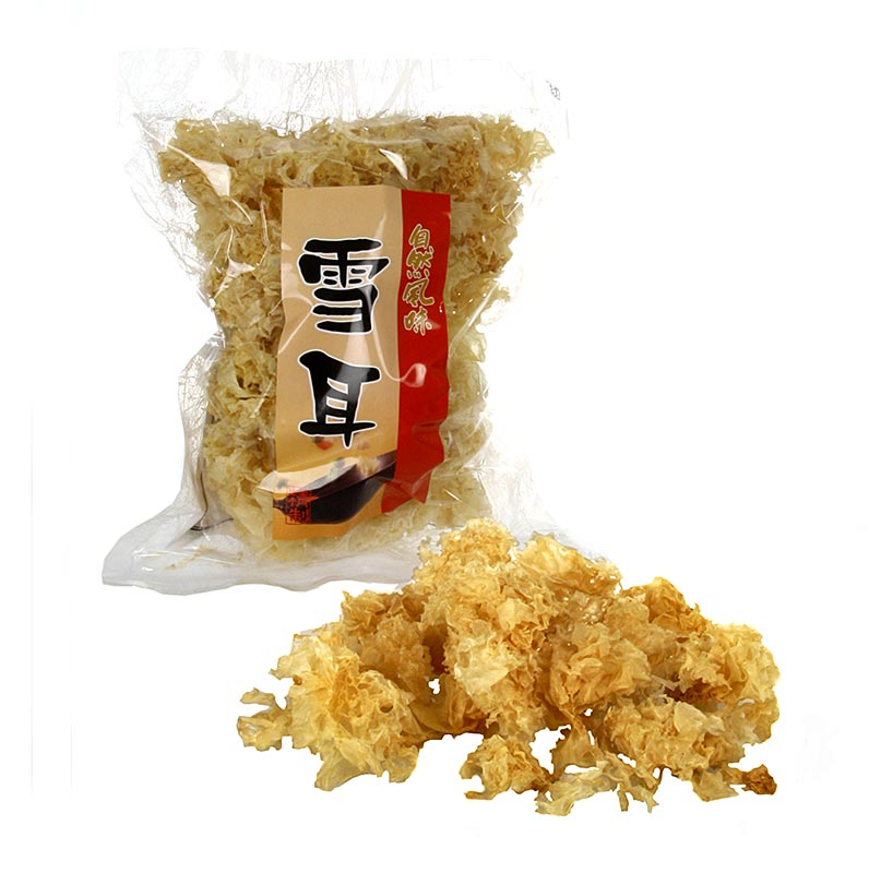 White Fungus - Silberohr, krauser weißer Asiapilz, getrocknet, 100 g