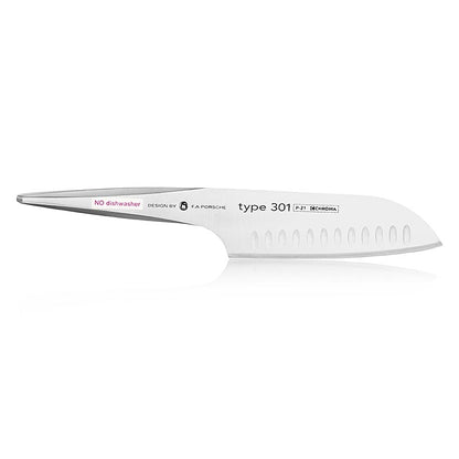 Chroma type 301 P-21 Santoku mit Kullenschliff, 18cm, 1 St