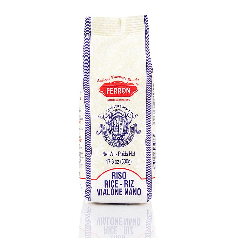 Vialone Nano, Risotto Rundkornreis, Ferron, 500 g