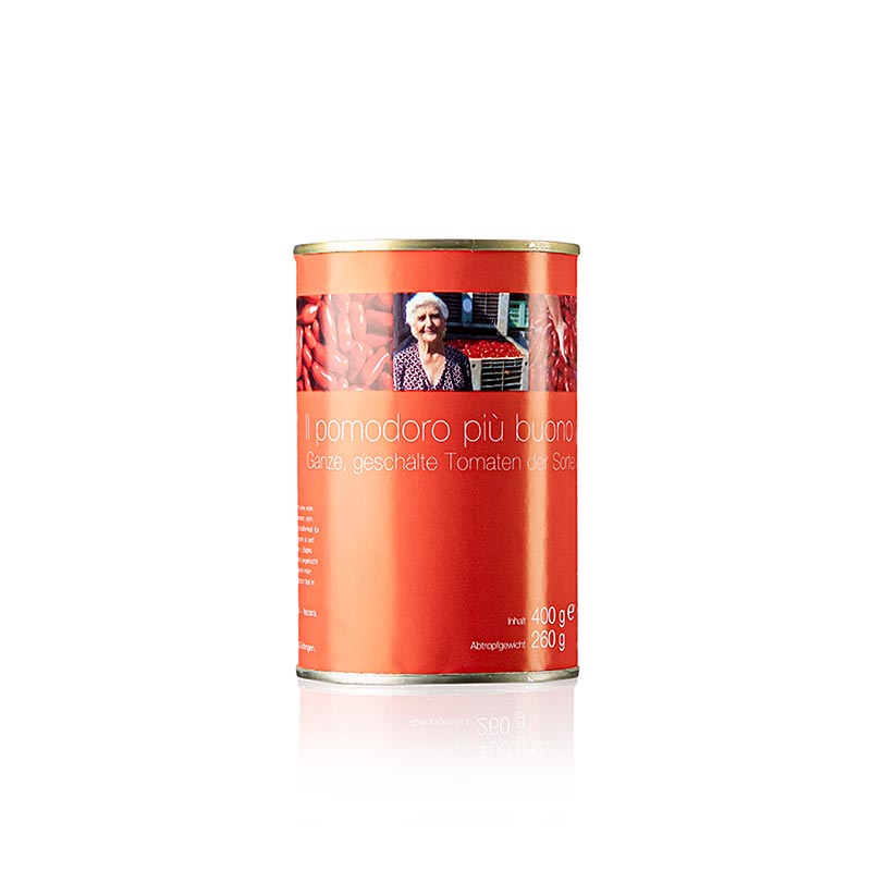 San Marzano Tomaten, ganz, rot, geschält, Kampanien, Italien, 400 g