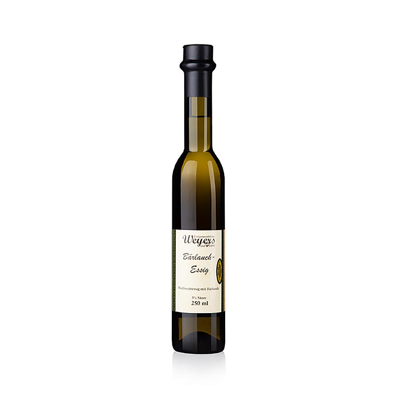 Weyers Bärlauchessig, Weissweinessig mit frischem Bärlauch, 5% Säure, 250 ml