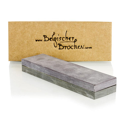 Schleifstein Belgischer Brocken, Kombistein blau/grau, 15x4 cm, 1200/5000er, 1 St