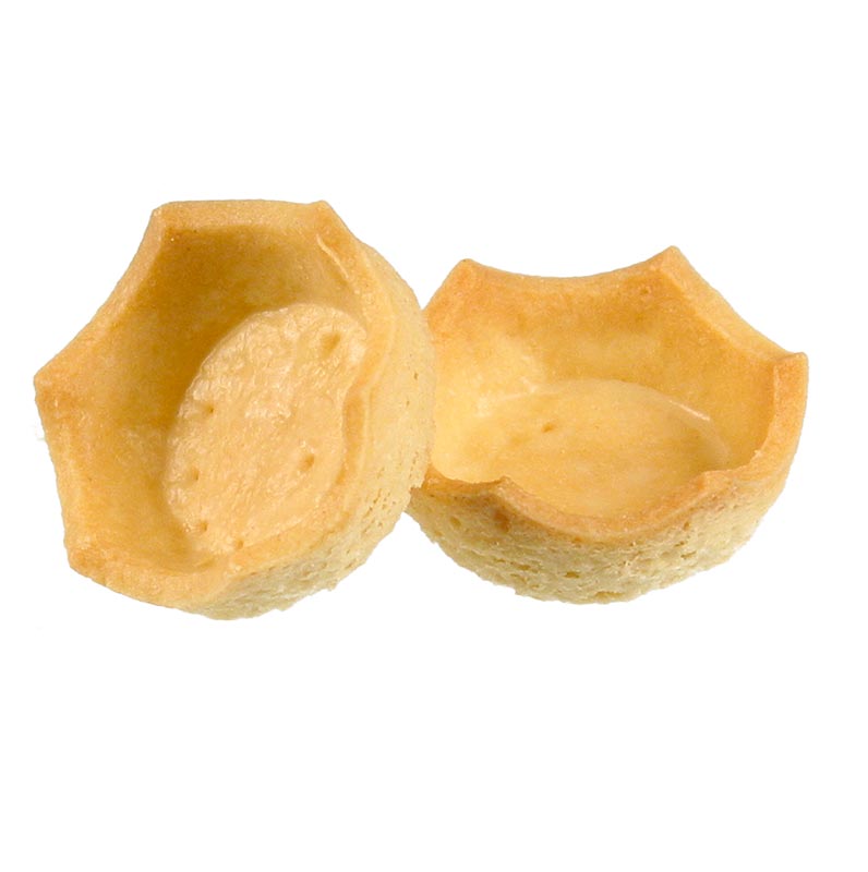 HUG - Dessert-Tartelettes - Royal, hell, Kronenrand, ø 5cm, H 1,5cm, Mürbeteig, 1,73 k