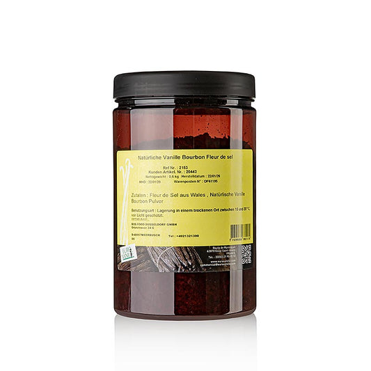 Eurovanille - Fleur de Sel mit Bourbon-Vanille, 600 g