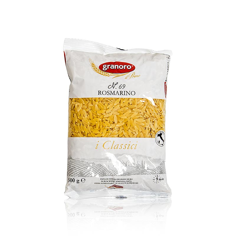 Granoro Rosmarino, Reiskornnudeln, mittlere Grösse, No.69, 500 g