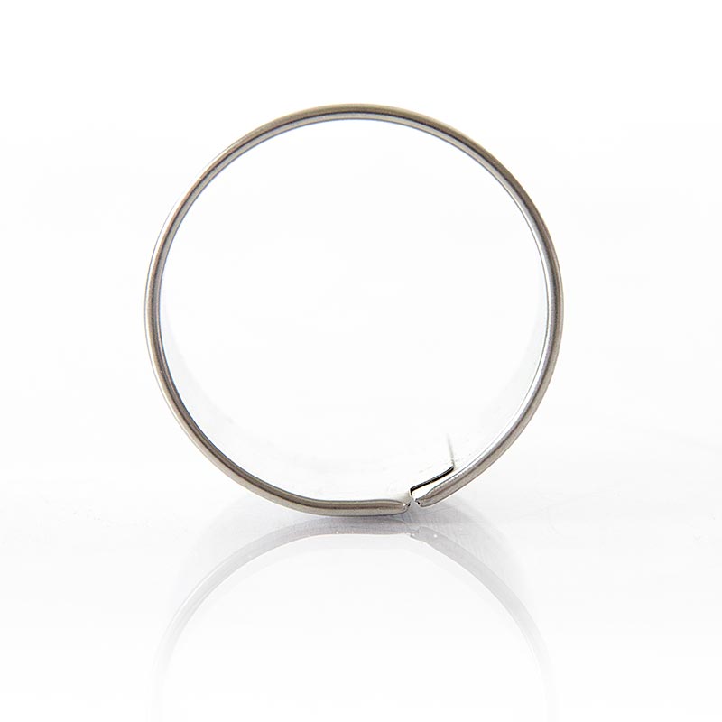 Städter - Edelstahlring-Ausstecher, glatt, ø 4cm, 2,5cm hoch, 0,3mm stark, 1 St