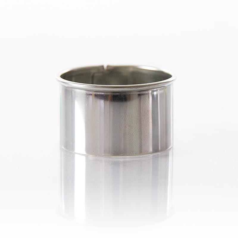Städter - Edelstahlring-Ausstecher, glatt, ø 4cm, 2,5cm hoch, 0,3mm stark, 1 St