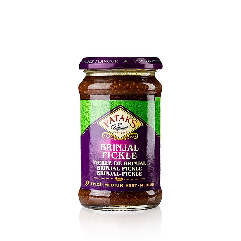Brinjal Auberginen Pickle, medium, Patak´s, 312 g