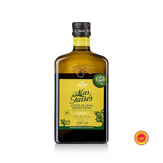 Natives Olivenöl Extra, Mas Tarrés Oliva Verde, Arbequina, DOP/g.U. Siurana, 500 ml
