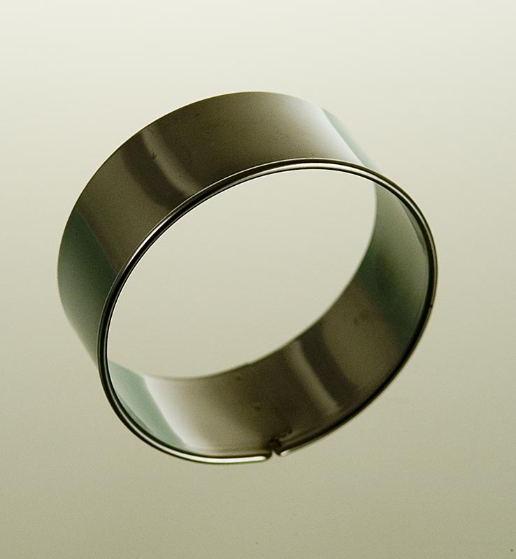 Edelstahlring-Ausstecher, glatt, ø 6cm, 2,5cm hoch, 0,3mm stark, 1 St