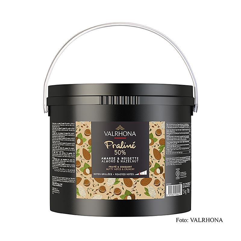 Praliné Masse knusprig, 25% Haselnuss, 25% Mandel, intensive Nussnoten, 5 kg