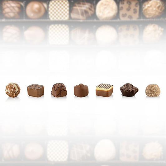 Pralinen - Mischung, alkoholfrei, 7 Sorten, Peters, 1,8 kg, ca.147 St