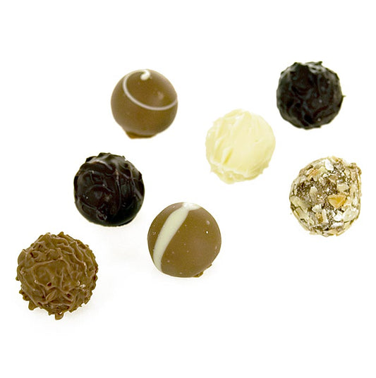 Trüffelpralinen - Mischung, mit Alkohol, 7 Sorten, Peters, 1,8 kg, ca.140 St