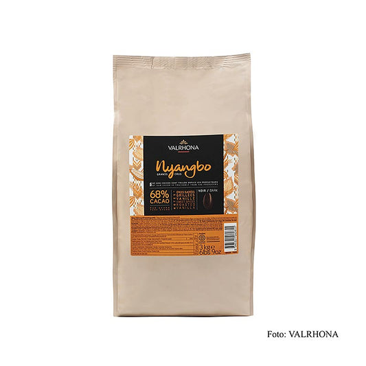 Valrhona Nyangbo "Grand Cru", dunkle Couverture, Callets, 68% Kakao, Ghana, 3 kg