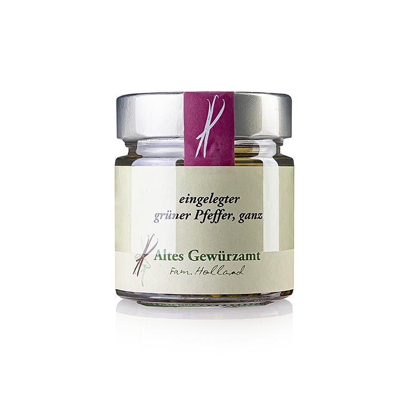 Grüner Pfeffer, in Rotwein- & Kokosessig, aus Indien, Altes Gewürzamt, 200 g