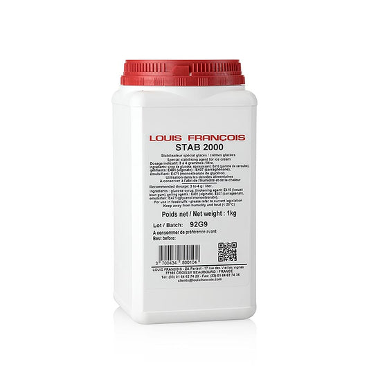 Stab 2000, Stabilisator für Eis & Schlagsahne, Louis Francois, 1 kg