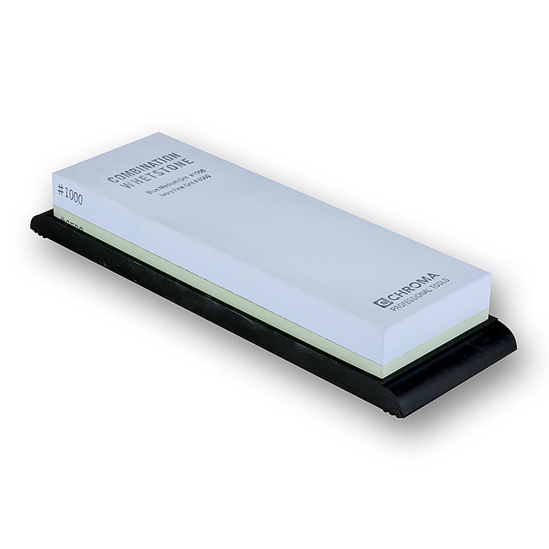 Chroma ST-1/6 Schleifstein, Körnung 1000/6500, mit Halterung, 182x61x25mm, 1 St