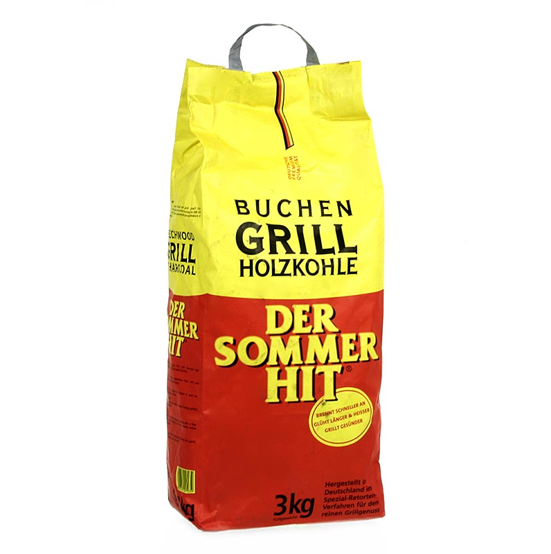 Holzkohle, aus Buchenholz, 3 kg