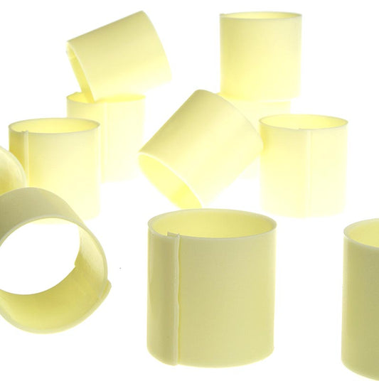 Schokoform - Cannelloni/Zylinder, weiß ohne Dekor, ø 35mm, 35mm hoch, 250 g, 35
