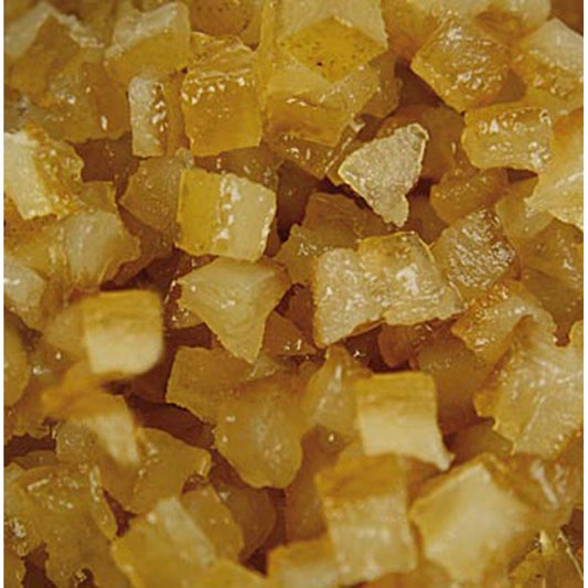 Citronat-Succade, kandierte Zitronenschale, fein gewürfelt, 6mm, Corsiglia Facor