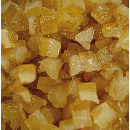 Citronat-Succade, kandierte Zitronenschale, fein gewürfelt, 6 mm, Corsiglia Facor, 2,5 kg