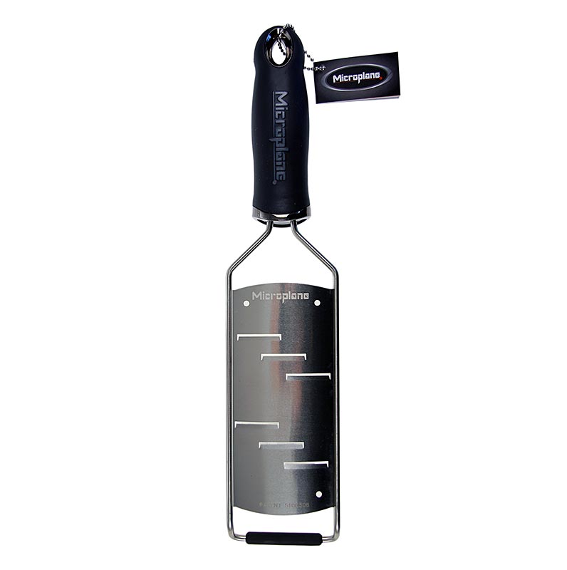 Microplane - Gourmet Serie - grobe Raspel, Griff schwarz/soft-touch, 1 St