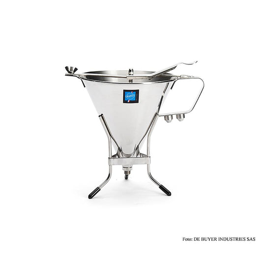 deBUYER Fondanttricher, automatisch, mit 3 Auslaufmassen, 1,9 Liter, mit Gestell, 1 St