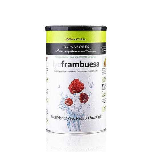 SOLE GRAELLS - Lyo-Sabores, gefriergetrocknete Himbeeren, ganz, 90 g