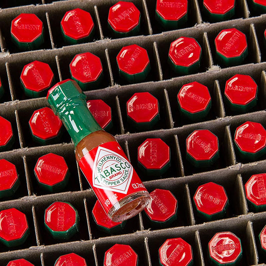 Tabasco, rot, pikant, Minifläschen, McIlhenny, 533 ml, 144 x 3,7ml